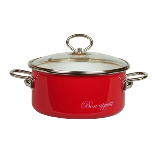Кастрюля Vitross 2,0л цилиндр Bon Appetit вишня 8SD165S