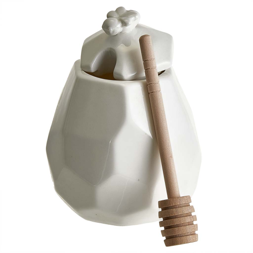 Банка для меда 550 мл с ложкой AK5-0021