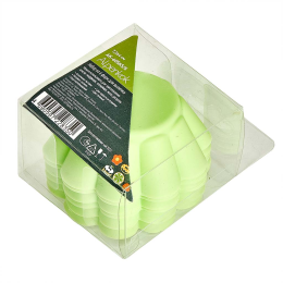 ALPENKOK Набор из 6-ти формочек для кексов 7,5×4 см AK-6056S/6 зеленый