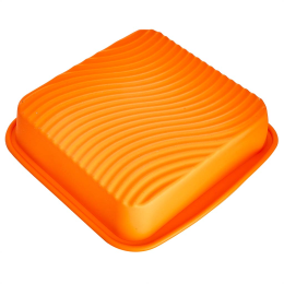 ALPENKOK Форма для выпечки 24×24×3,5 см AK-6069S оранжевый