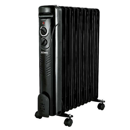 Обогреватель масляный D10-11 DELTA, 2500 Вт, 11 секций, черный