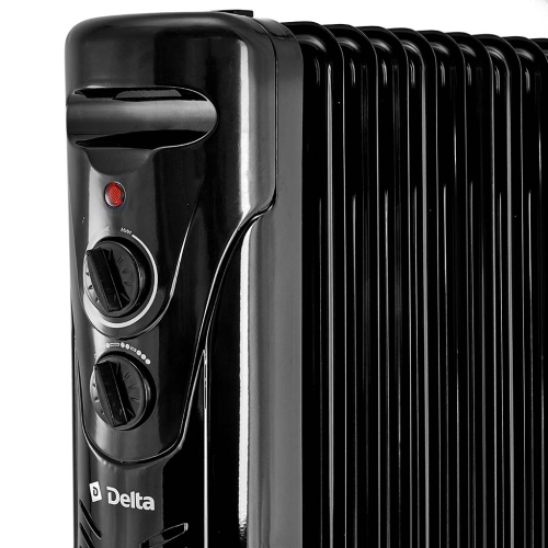 Обогреватель масляный D10-11 DELTA, 2500 Вт, 11 секций, черный