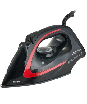DELTA LUX Утюг электрический DE-3006 черный с красным