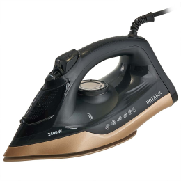 DELTA LUX Утюг электрический DE-3007 черный с золотым