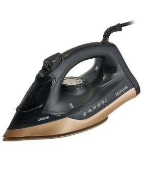 DELTA LUX Утюг электрический DE-3007 черный с золотым