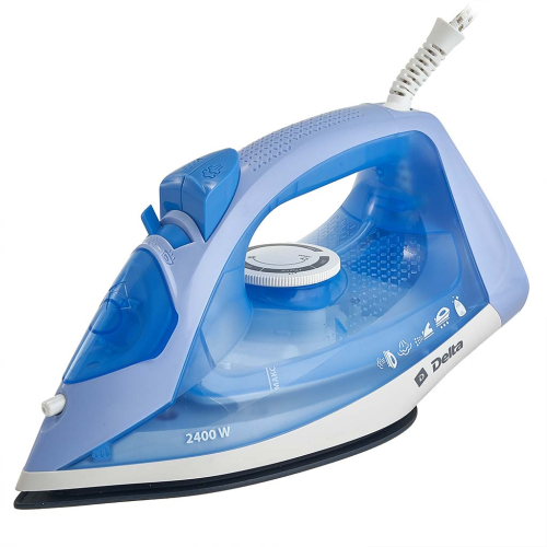 Утюг электрический 2400 Вт DELTA DL-154 голубой