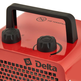 DELTA Тепловая пушка электрическая 2000 Вт D-91/2 красная