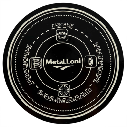 METALLONI Чайник 4 л эмалированный с керамической ручкой Цветы EM-1339