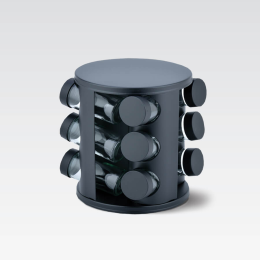 MAESTRO Набор ёмкостей для специй 12 шт. MR-1725-BLACK