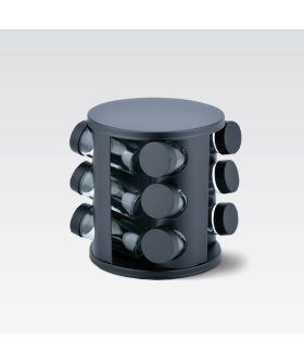 MAESTRO Набор ёмкостей для специй 12 шт. MR-1725-BLACK