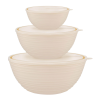 Набор салатников Sugar&Spice Cardamom (1,2+2,3+4,1 л) с крышками SE400912001 шампань