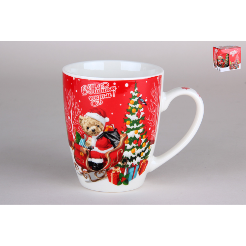 Кружка КОРАЛЛ 360мл. Новый Год п/у 7679