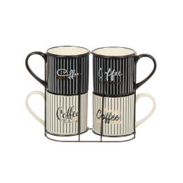 КОРАЛЛ Набор кружек 4пр. Кофечаша BR398/2911P