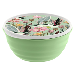 DELTA Миска Latina 3,2 л с крышкой с декором (зеленый) 222133718/08