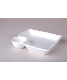 КОРАЛЛ Блюдо сервировочное 17.5х18.5х4см 8099