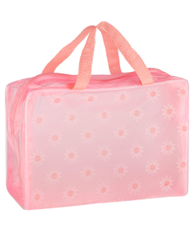 Mallony Косметичка на молнии, с ручками, цвет розовый 110905-SK