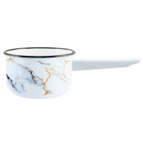 Ковш эмал 1,5л цил без/кр Marble ТМ Appetite 1с42с