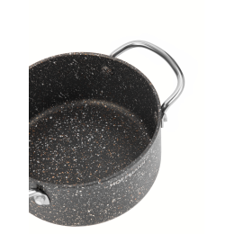 HOFFMANN Кастрюля из литого алюминия с мраморным покрытием 0,5л. 12см. НМ 7762