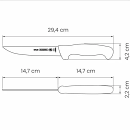 TRAMONTINA Нож для мяса 15,0 см. Professional Master 24605/006