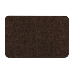 Vortex Коврик 50*80 см SLIM КОРИЧНЕВЫЙ влаговпитывающий ребристый без борта, подложка tpr 24387