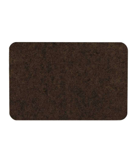 Vortex Коврик 40*60 см SLIM КОРИЧНЕВЫЙ влаговпитывающий ребристый без борта, подложка tpr 24384