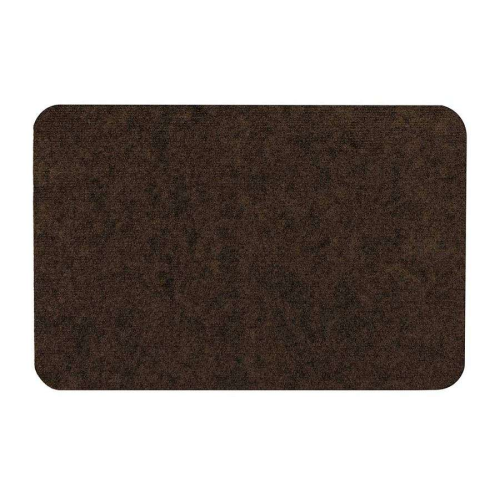 Коврик 50*80 см SLIM КОРИЧНЕВЫЙ влаговпитывающий ребристый без борта, подложка tpr VORTEX 24387