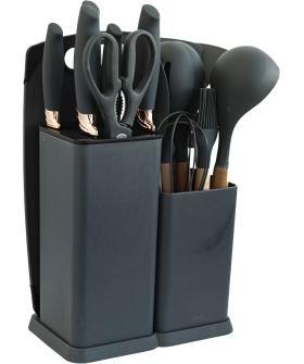 Ramozi Набор кухонных принадлежностей 19 предметов ЧЕРНЫЙ RA-7910