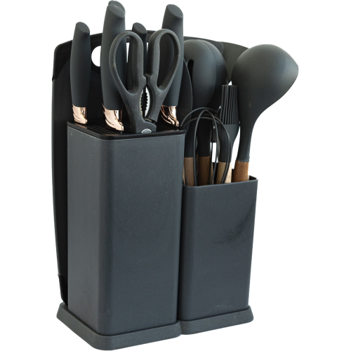 Набор кухонных принадлежностей 19 предметов ЧЕРНЫЙ RA-7910