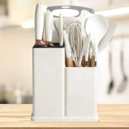 Ramozi Набор кухонных принадлежностей 19 предметов БЕЖЕВЫЙ RA-7912