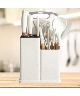 Ramozi Набор кухонных принадлежностей 19 предметов БЕЖЕВЫЙ RA-7912