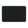 Коврик 40*60 см SLIM ЧЕРНЫЙ влаговпитывающий ребристый без борта, подложка tpr VORTEX 24386