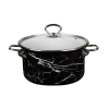 Кастрюля 3,7л цил.об.(черн.) Черный мрамор 72315-553/4.01-У1
