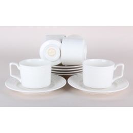 КОРАЛЛ Набор чайный 12 пр. Снежная королева без отводки NBSF008-6ST