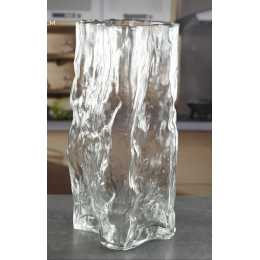 Royal Classics Ваза стеклянная 12*28 см, цвет прозрачный 68952