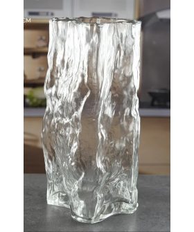 Royal Classics Ваза стеклянная 12*28 см, цвет прозрачный 68952