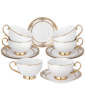 Lefard Чайный набор ДВОРЕЦ на 6 пер. 12 пр. 250 мл 115-375 Lefard Чайный набор ДВОРЕЦ на 6 пер. 12 пр. 250 мл 115-375