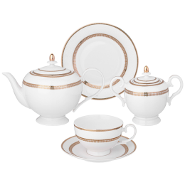 Lefard Чайный набор ПРАЗДНИЧНЫЙ на 6 пер. 20 пр. 300 мл 115-378 