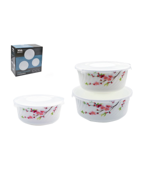 Lavenir Набор салатников 3пр «Сакура» XMW-3T A9-61122