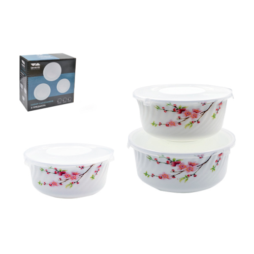 Набор салатников Lavenir 3пр «Сакура» XMW-3T A9-61122