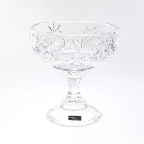 Конфетница на ножке Crystalite Bohemia Perseus-nova 15 см 24854 (Чехия)