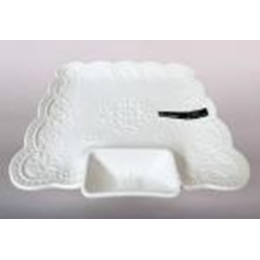 КОРАЛЛ Блюдо сервировочное с соусницей 26*25 см 9082