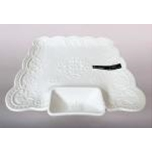 Блюдо сервировочное с соусницей 26*25 см 9082