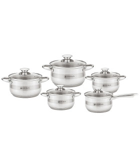 ZEIDAN Набор кастрюль 10пр. Z-51104
