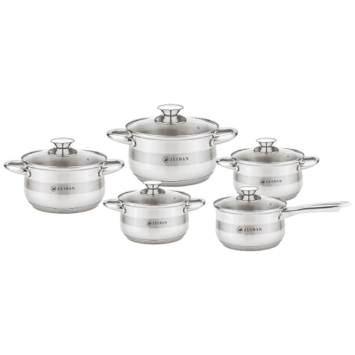 Набор кастрюль Zeidan 10пр. Z-51104