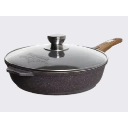 МЕЧТА Сковорода Ø30 см съемная ручка, крышка Premium violet С030904