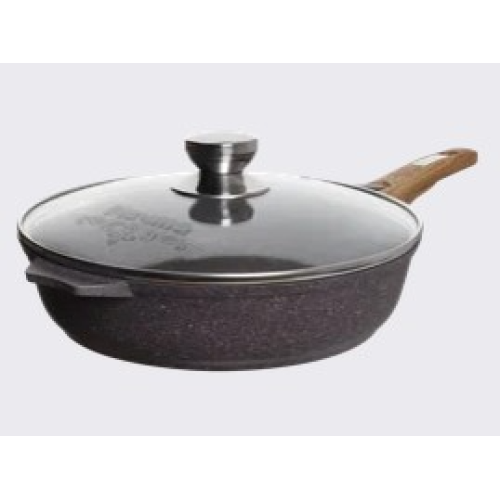 Сковорода 24 см съемная ручка, крышка Мечта Premium violet С024904