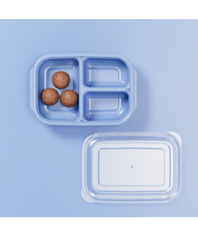 DD STYLE Прямоугольный контейнер 2*425 мл+850 мл 31227