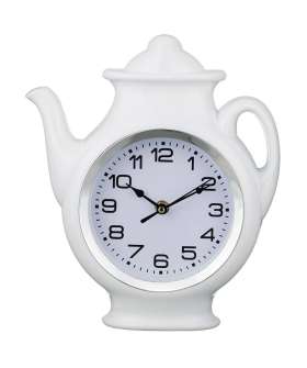 Lefard Настенные кварцевые часы CHEF KITCHEN белые 25*30*5 см. диам циферблата=14 см. 220-215