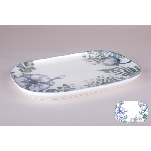 Блюдо 29х19.5х2см. Cotton 6968