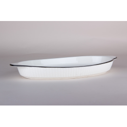 КОРАЛЛ Блюдо овальное 35.5см/700мл с ручками YJQSW10